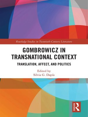 cover image of Gombrowicz in Transnational Context
